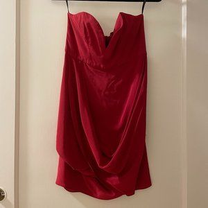 Zimmermann Strapless Silk Dress